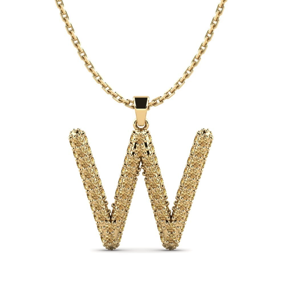 Brauner Diamant Damen anhänger Exeren - W