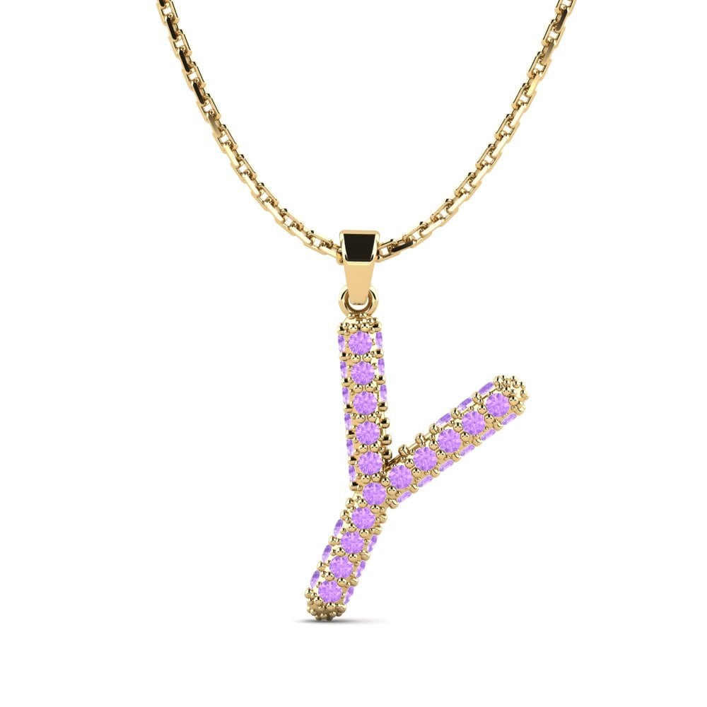 Amethyst Damen anhänger Exeren - Y