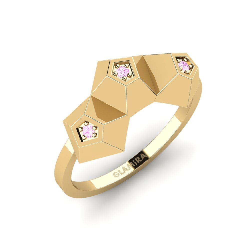 Saphir Rose Bague Exoplaneter