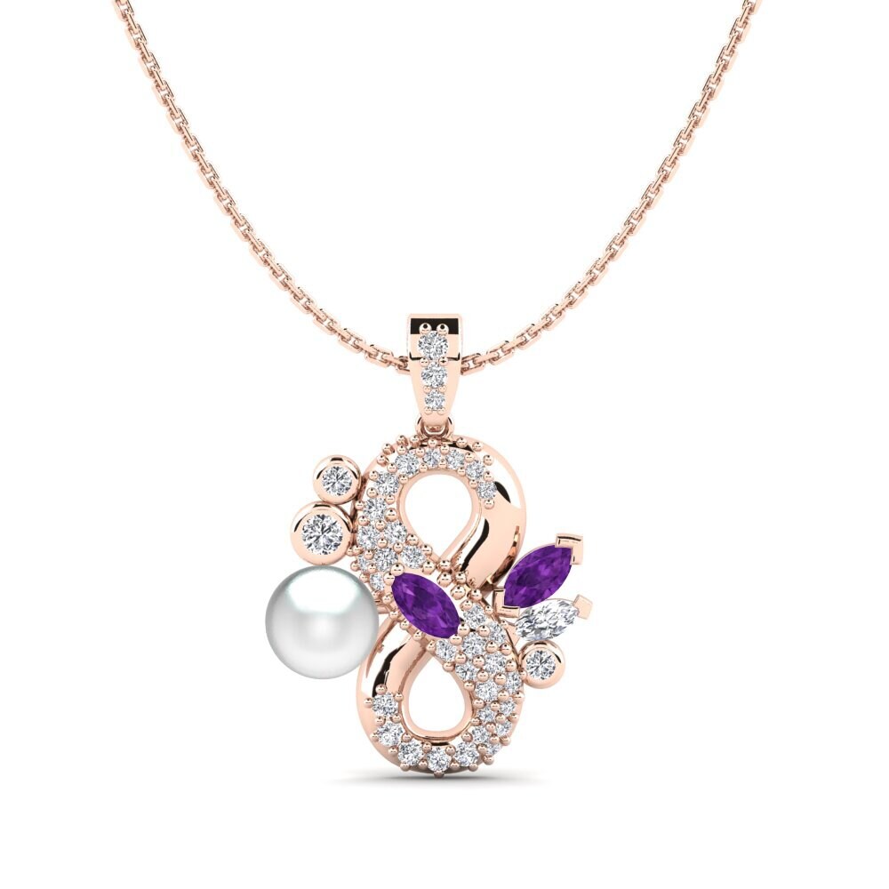 9ct Rose Gold Amethyst Women's Pendant Experience