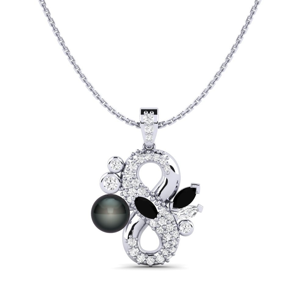 Infinity Black Sapphire Necklaces