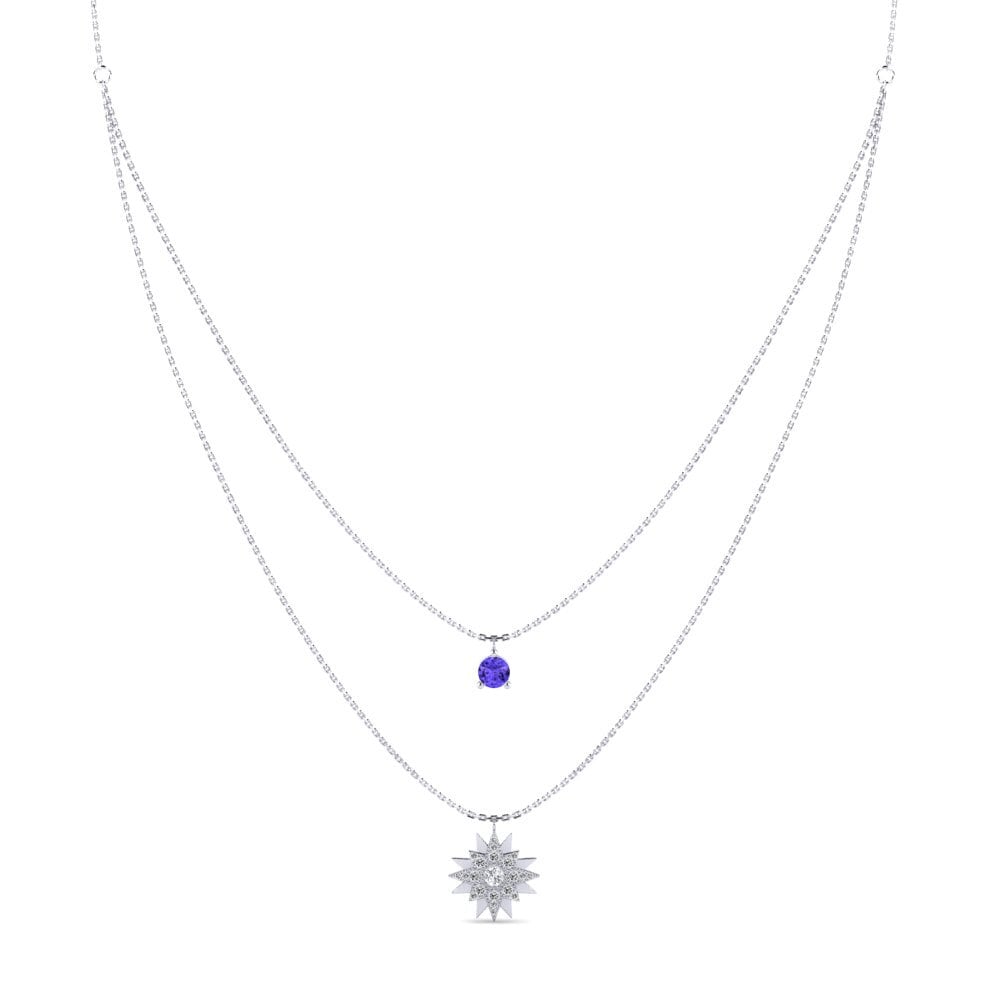Tanzanite Women's Necklace Exploding