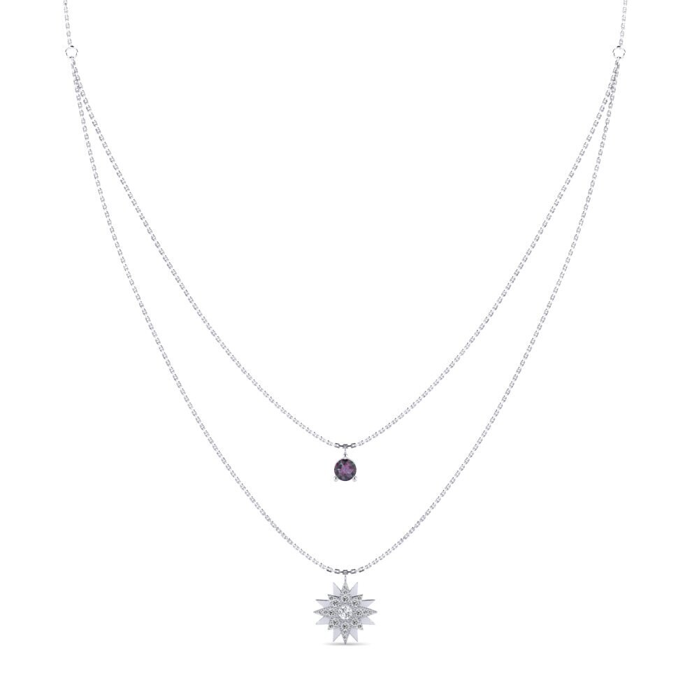 Mystic Topaz Women's Necklace Exploding