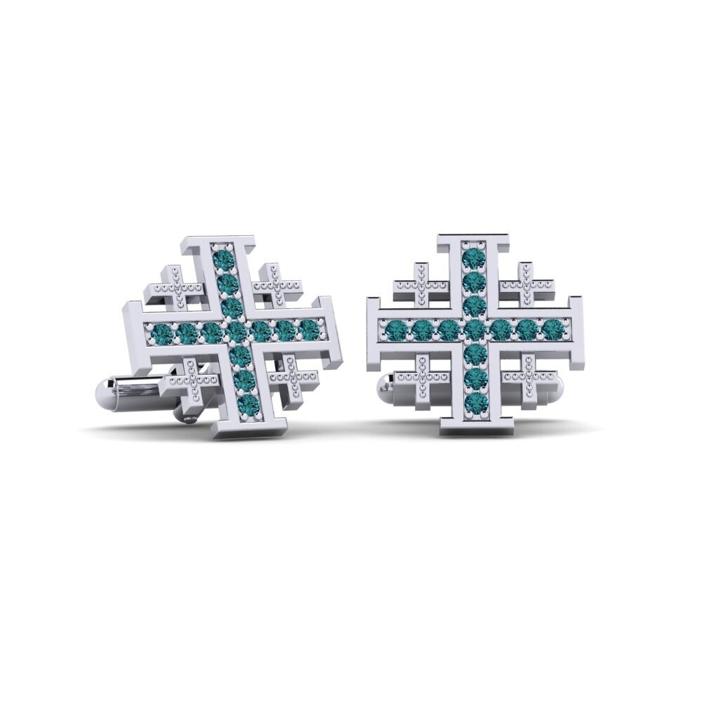 Blue Diamond Cufflink Expos