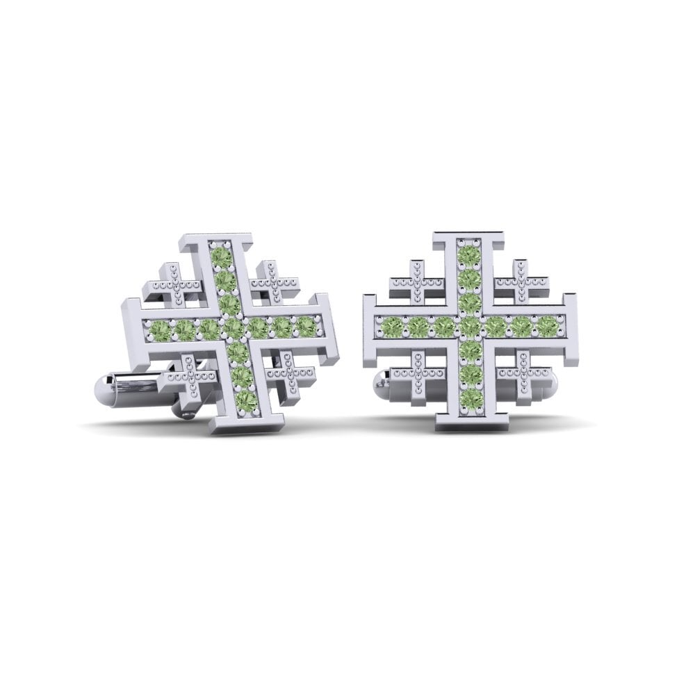 Green Diamond Cufflink Expos