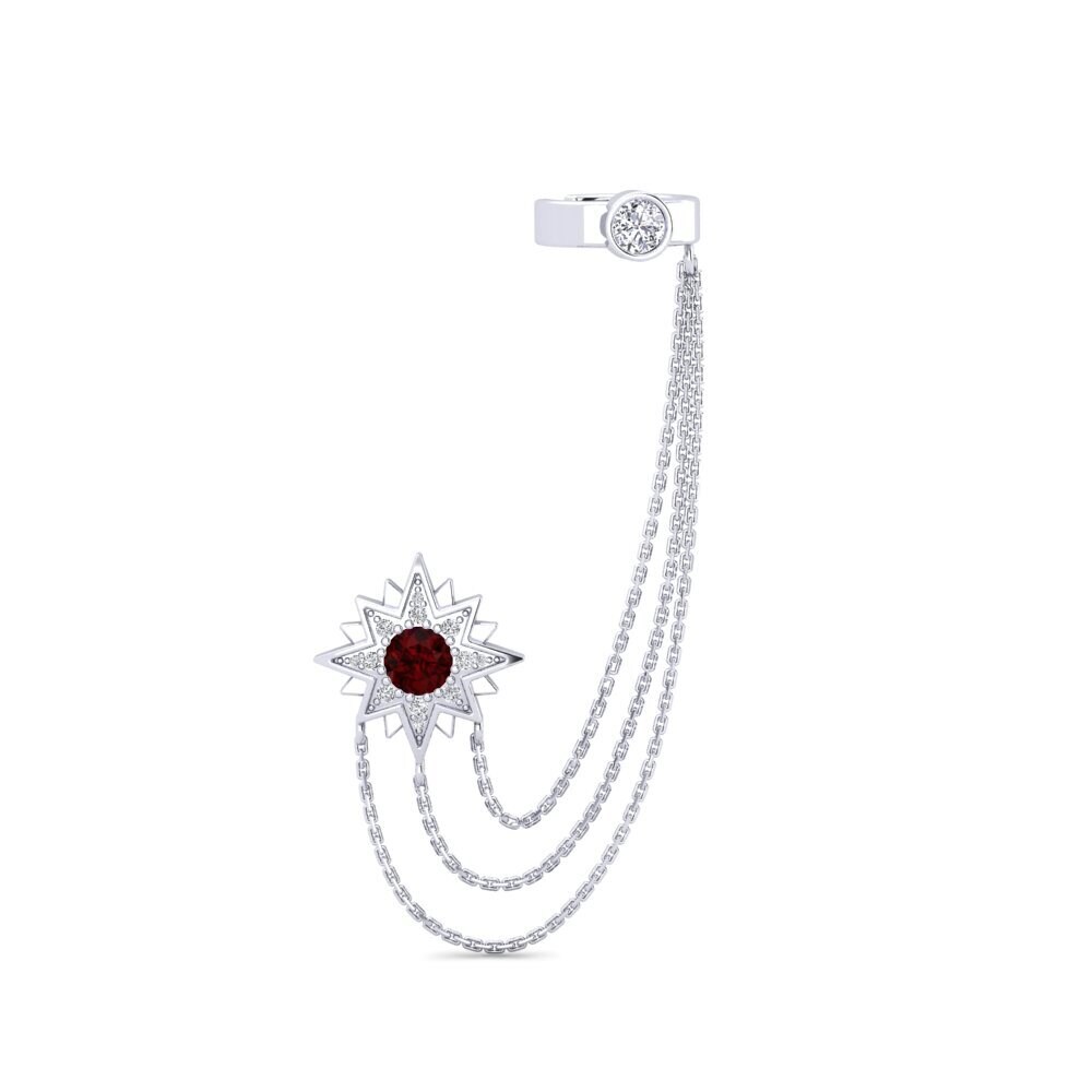 Garnet Women's Earring Extragalactic
