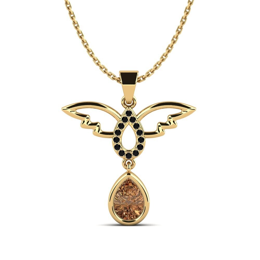 Brown Diamond Women's Pendant Eyonadra
