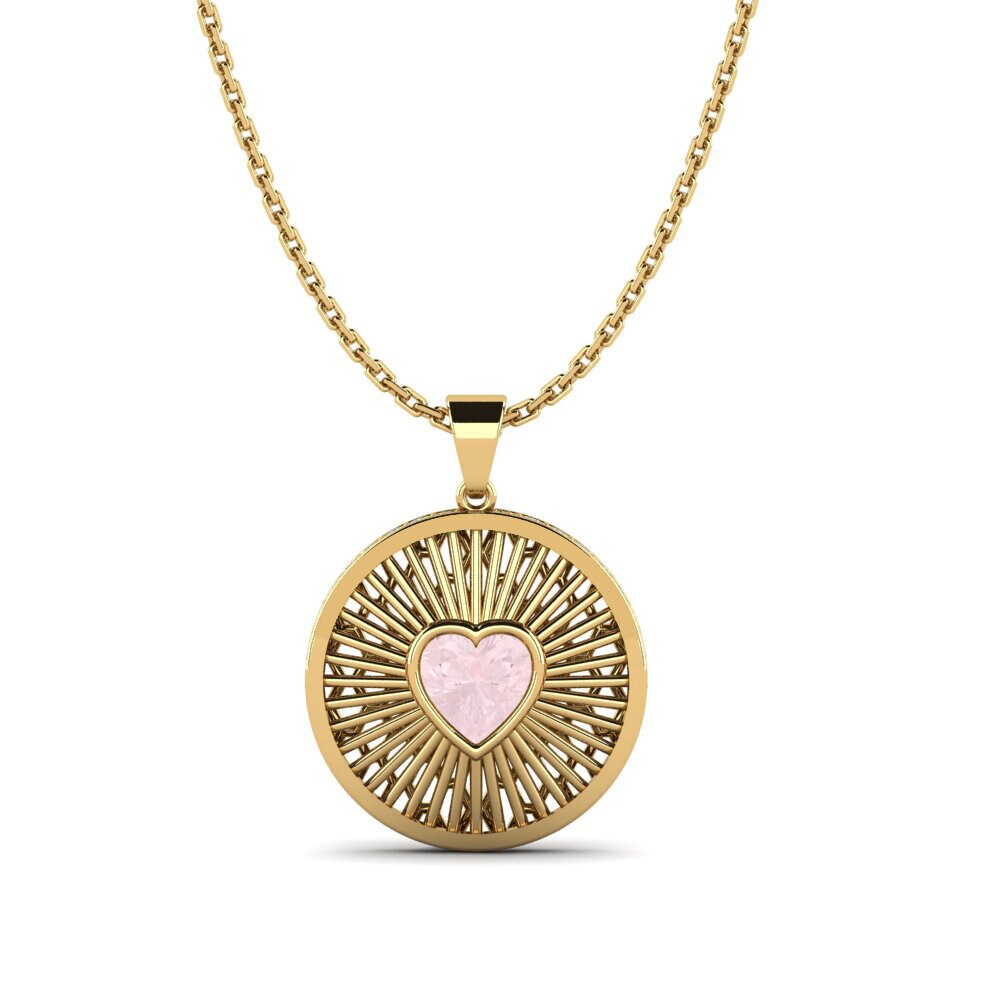 Rose Quartz Women's Pendant Ezekielie