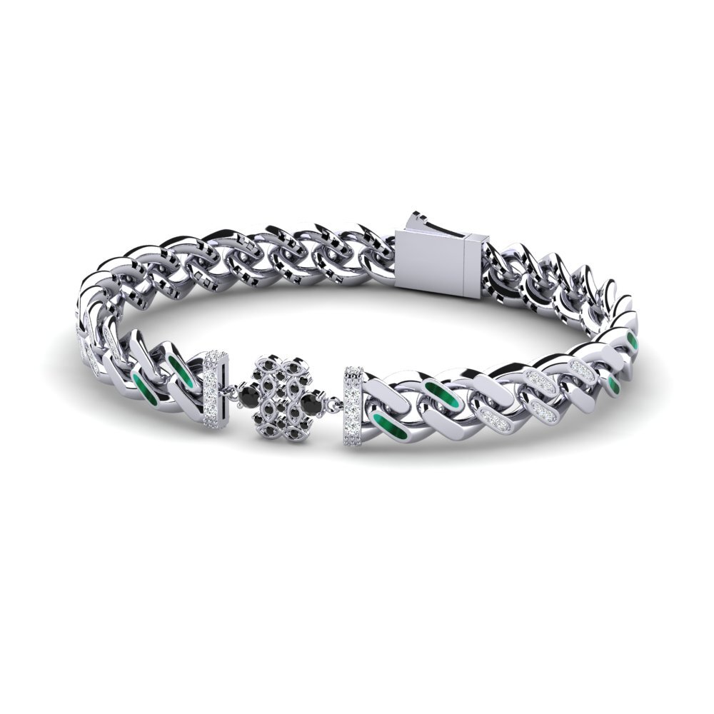 Black Sapphire Women's Bracelet Fabriciana