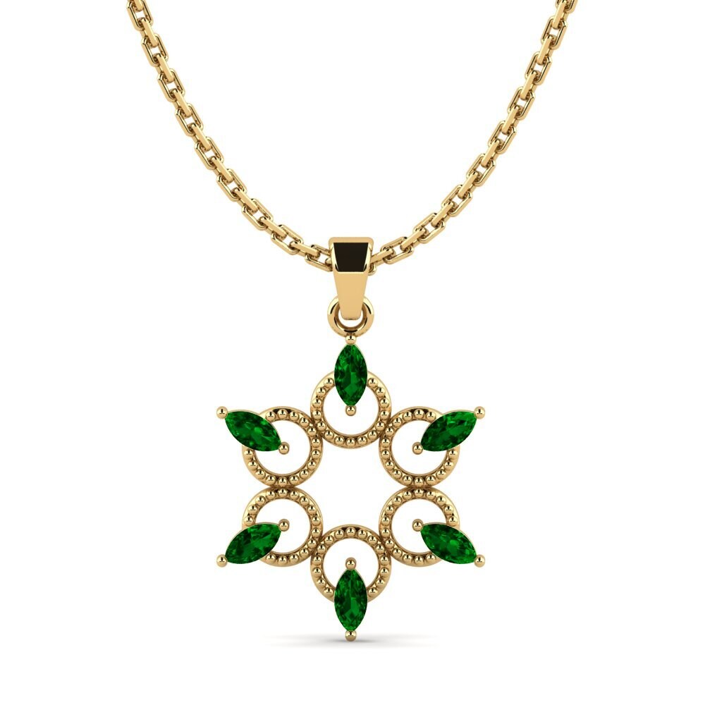 Green Zirconia Women's Pendant Faible