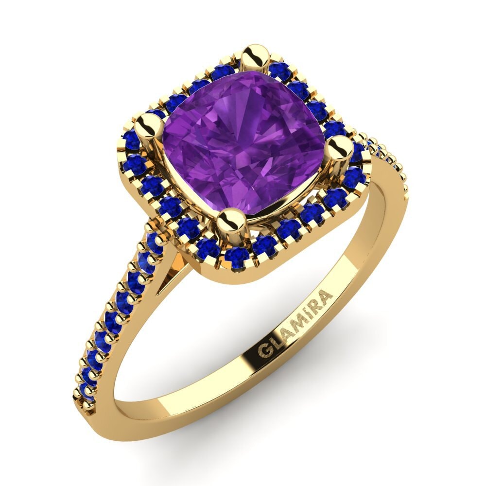 18ct Yellow Gold Engagement Ring Fanetta