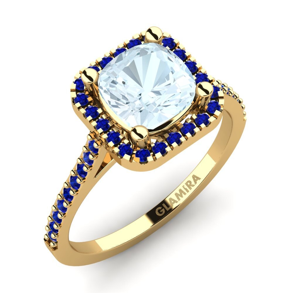 14ct Yellow Gold Engagement Ring Fanetta