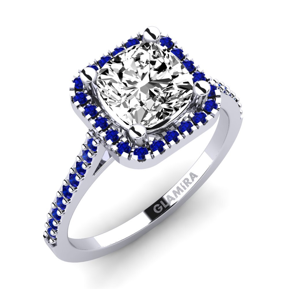 Moissanite Engagement Ring Fanetta