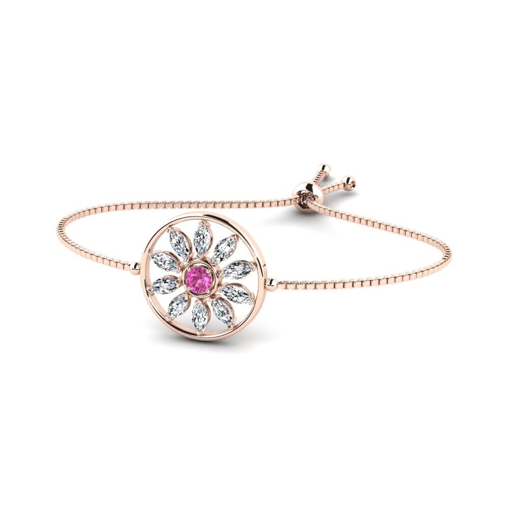Pink Topaz Women's Bracelet Faniya