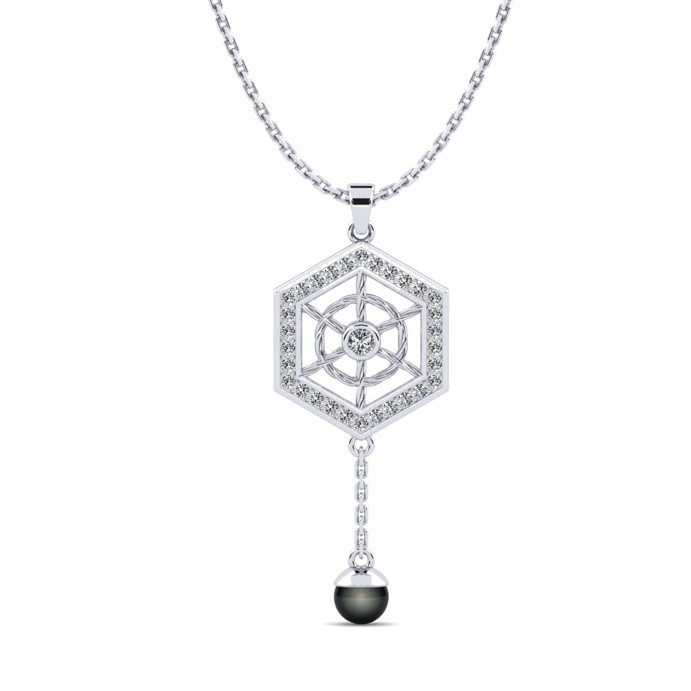 14ct White Gold Women's Pendant Farklin