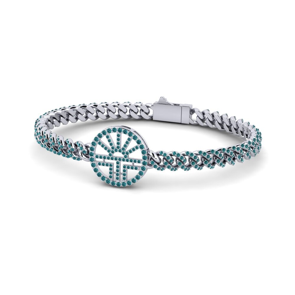 Blue Diamond Women's Bracelet Farkling