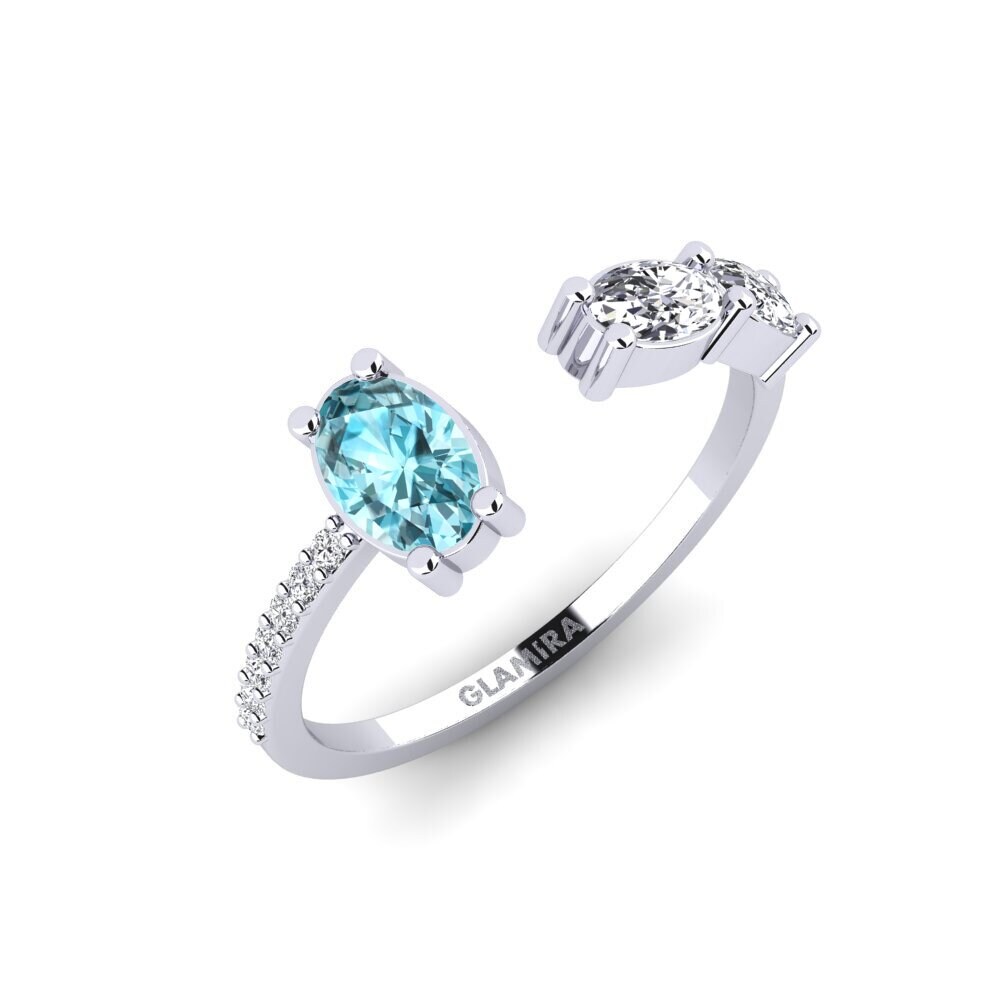 Zircon Bleu Bague Farmakonisi