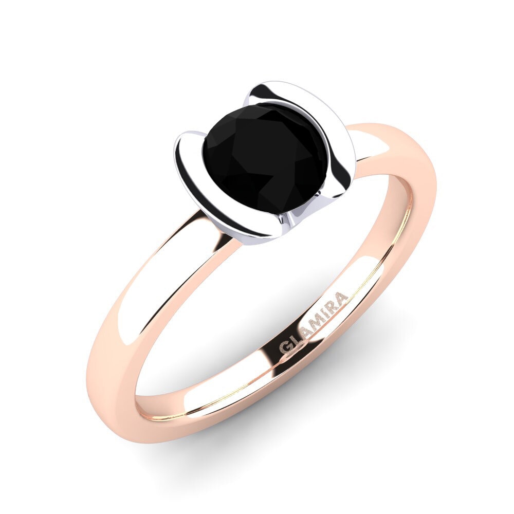 14ct Rose / White Gold Engagement Ring Farrah