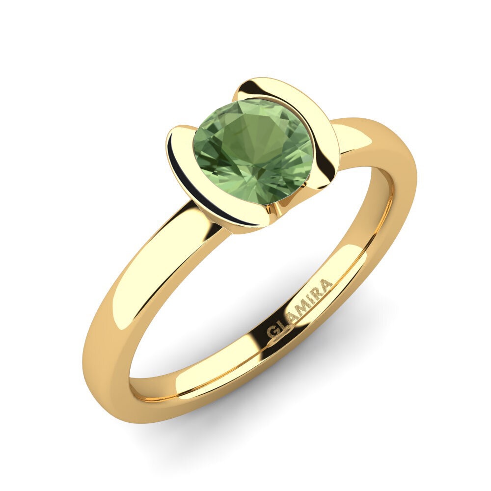 Green Sapphire Engagement Ring Farrah