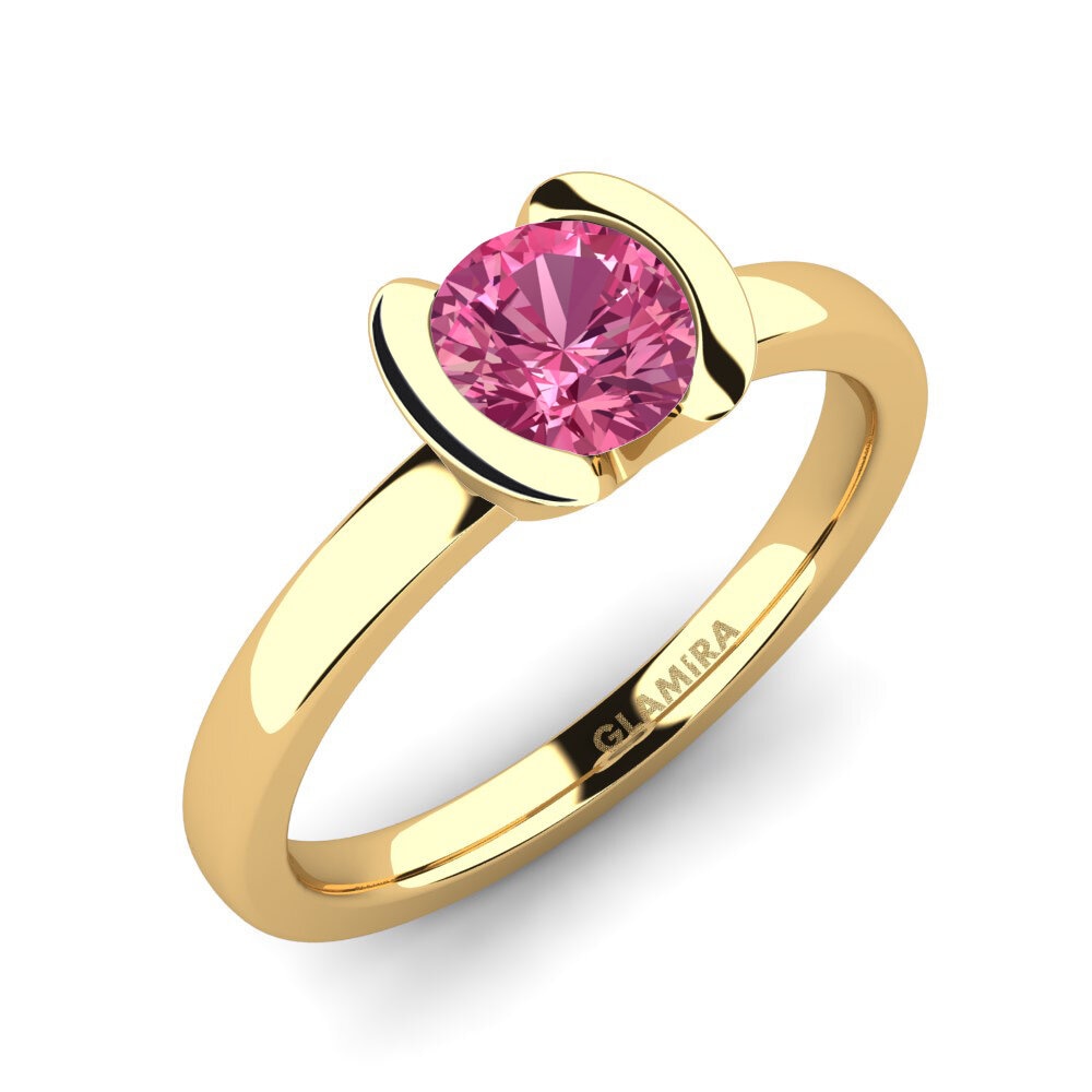 Pink Tourmaline Engagement Ring Farrah