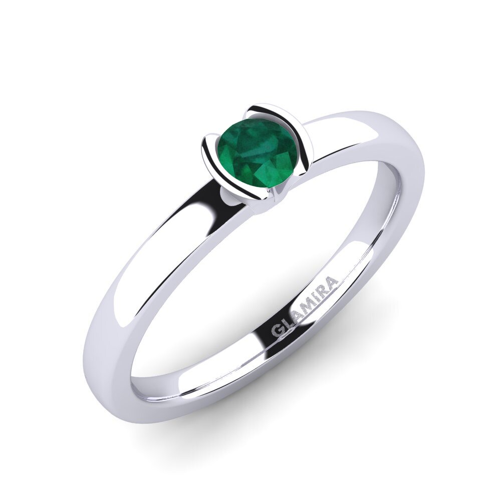 Emerald Engagement Ring Farrah 0.25crt