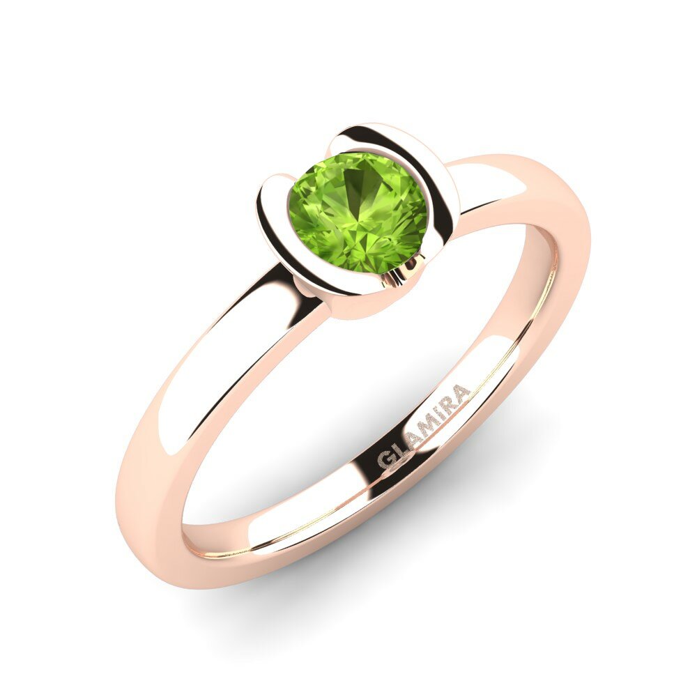 18K Rood Goud Verlovingsring Farrah 0.5crt