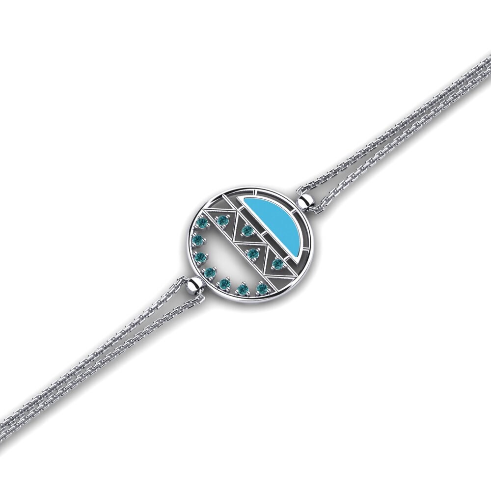 Blue Diamond Women's Bracelet Fastontac