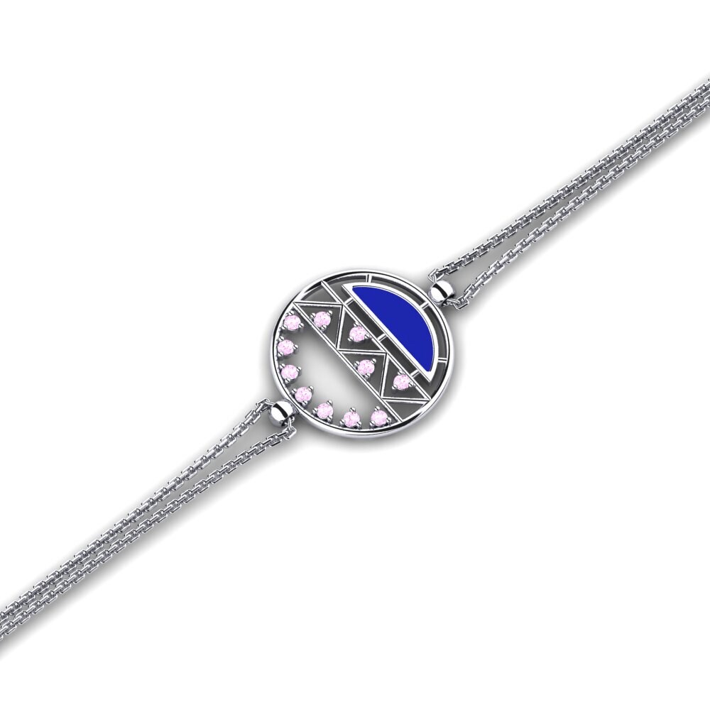 Pink Sapphire Women's Bracelet Fastontac