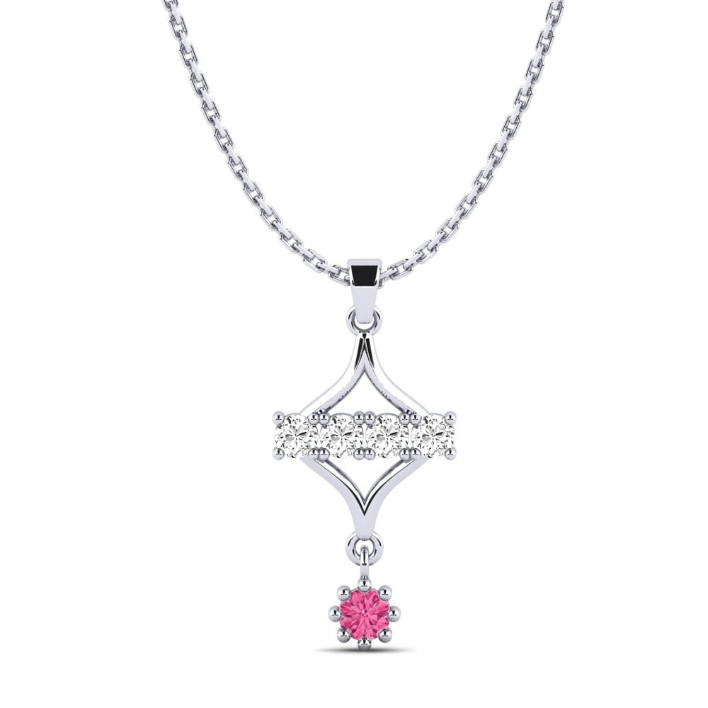 Pink Tourmaline Women's Pendant Fatative