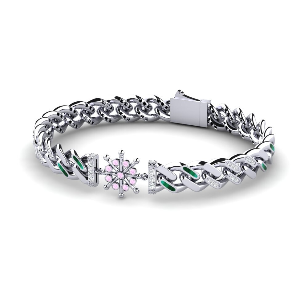 Pink Sapphire Women's Bracelet Fault