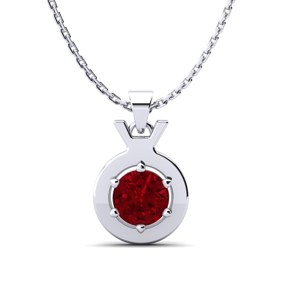 Circonita Roja Colgante de Mujer Faunus