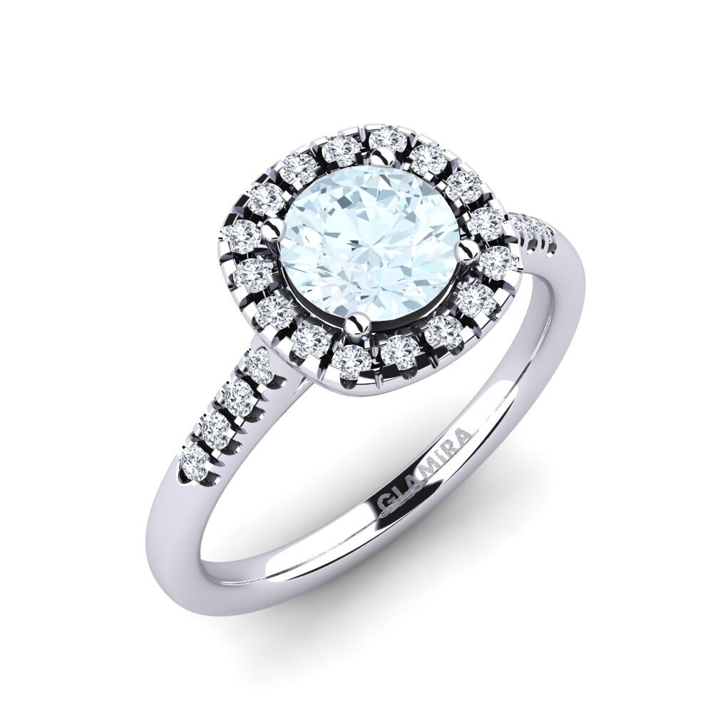 Aquamarine Engagement Ring Fayette