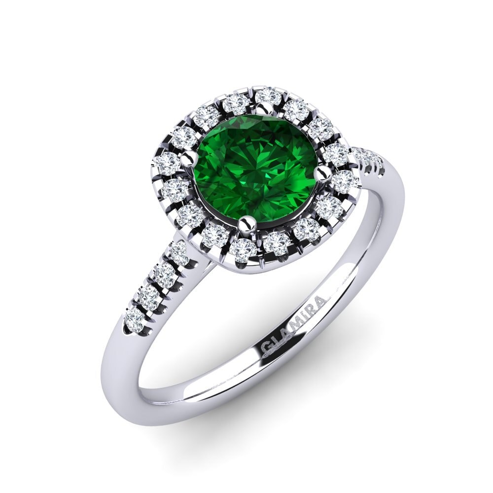 Tsavorite Engagement Ring Fayette