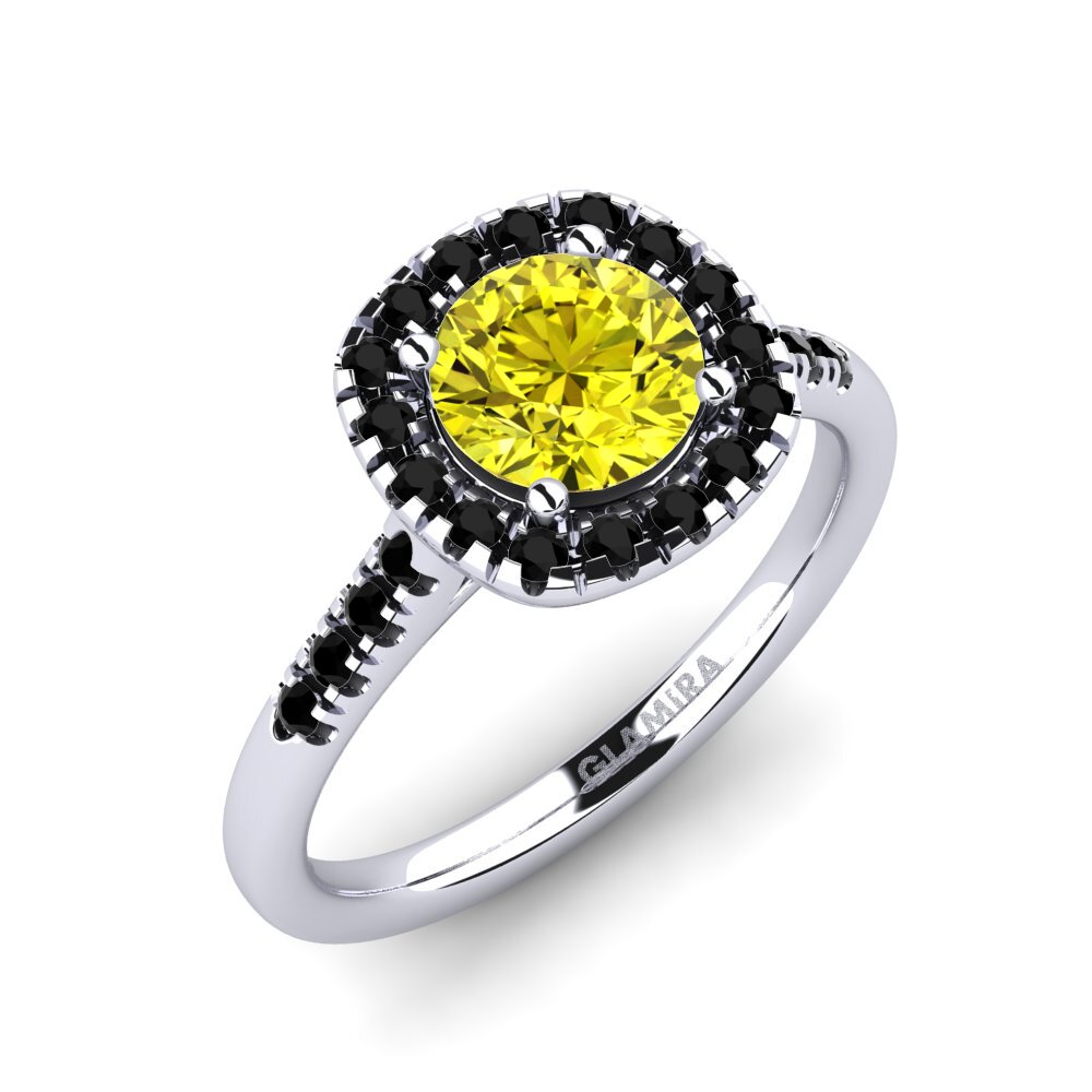 Paladio 950 Anillo de compromiso Fayette
