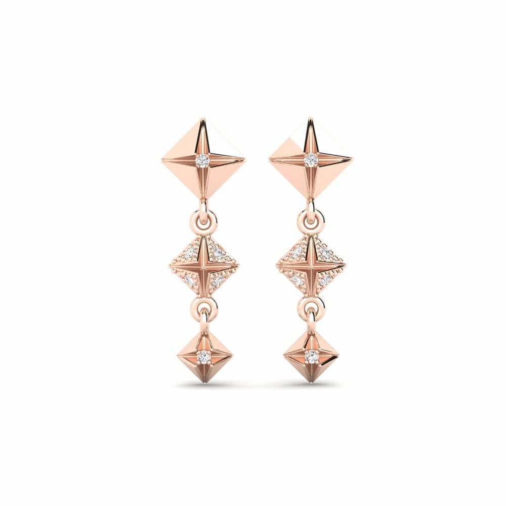 Oro Rosso 750 Orecchino da donna Fazety