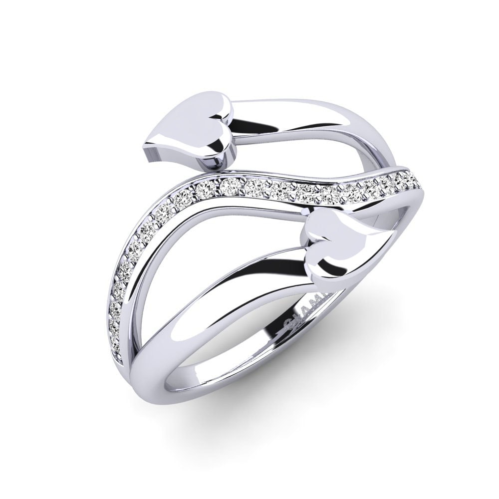 Moissanita Anillo Feinsteina