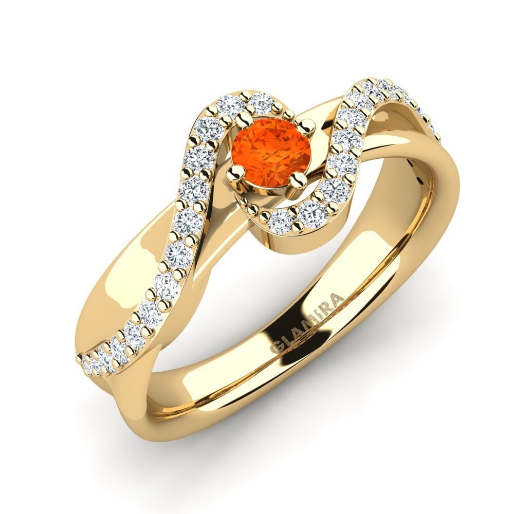 Fire Opal Women's Ring Feivar
