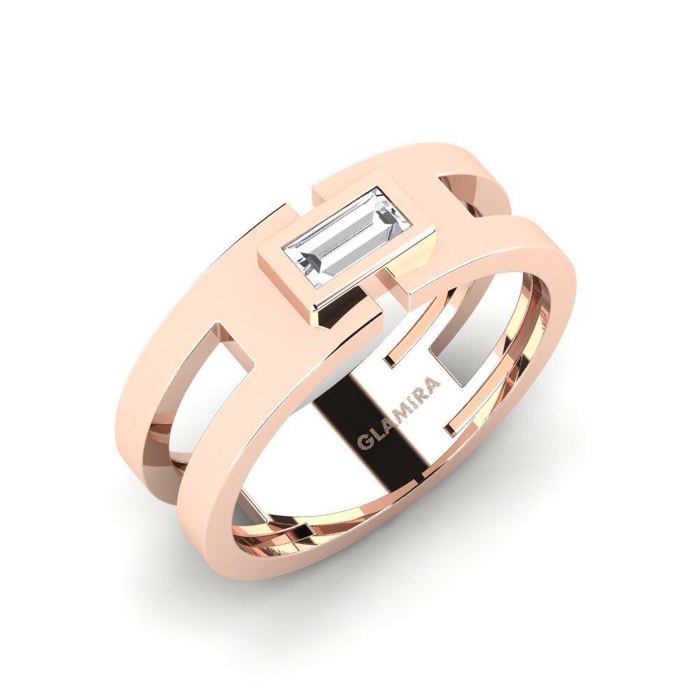 Oro Rosso 585 Anello Felett