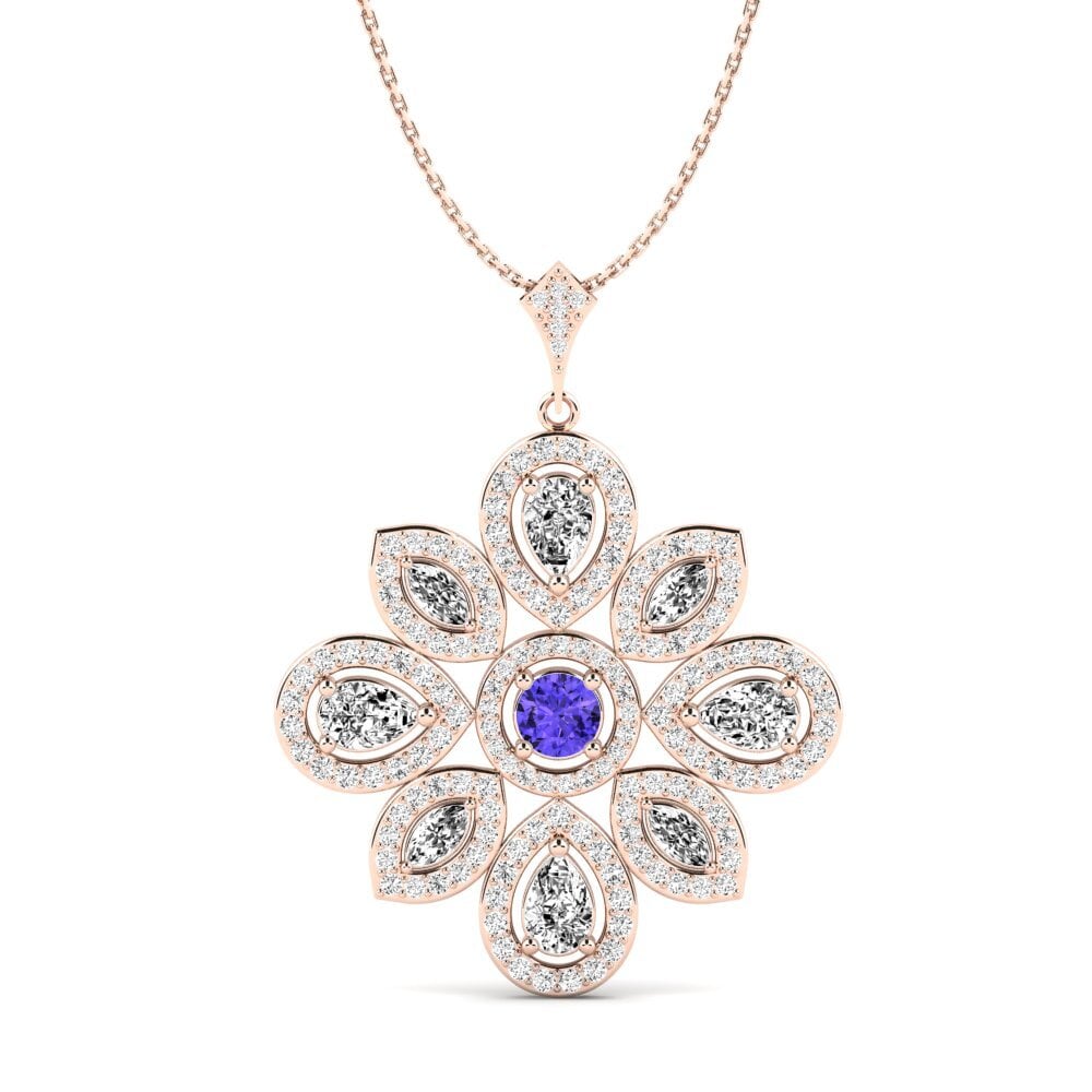 Tanzanite Pingente Feminino Felipa