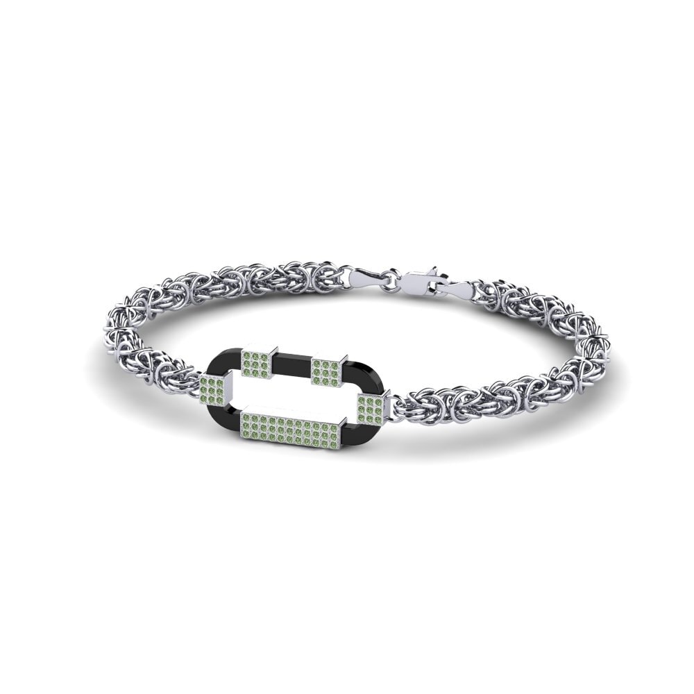 Paladio Diamante Verde Pulsera de Mujer Fellers