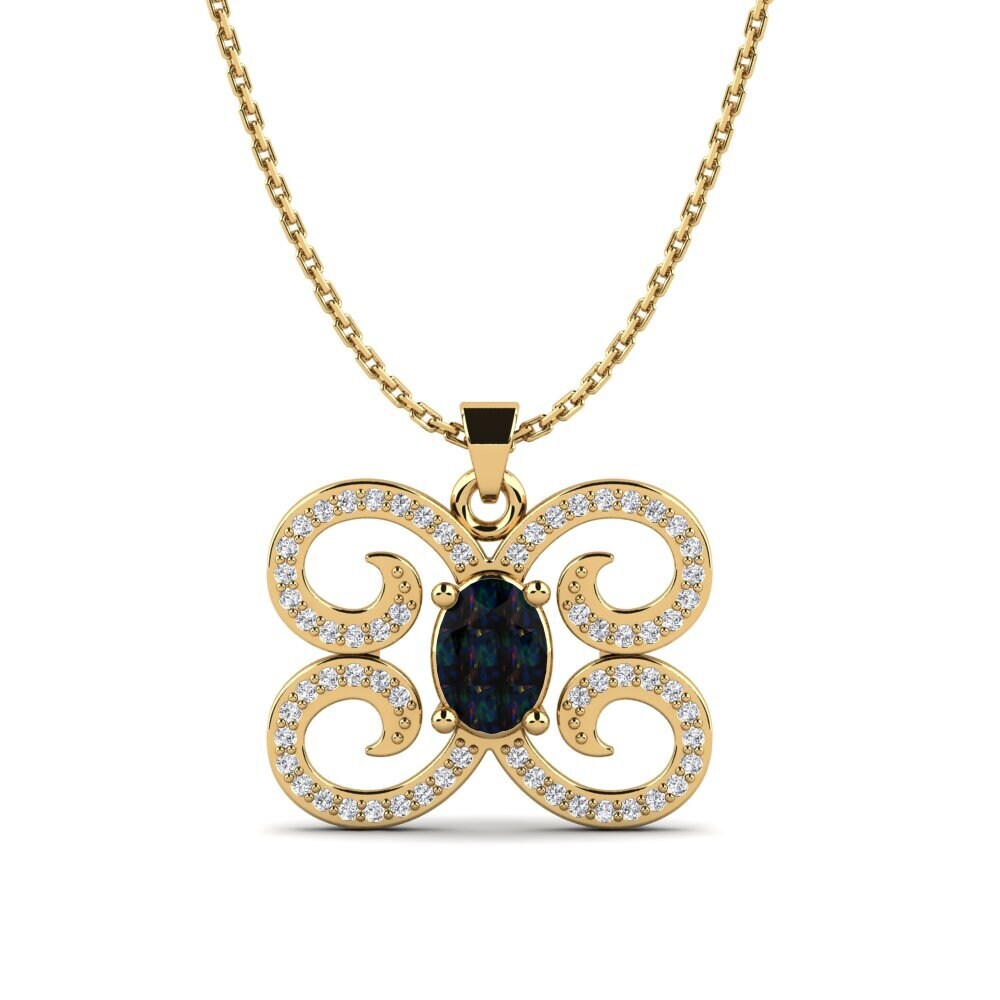 Black Opal Women's Pendant Feloniz