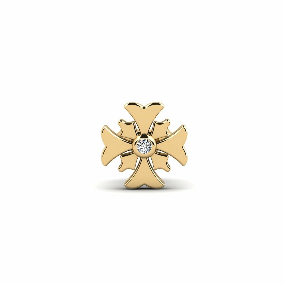 Yellow Gold Men's Earring Felorn