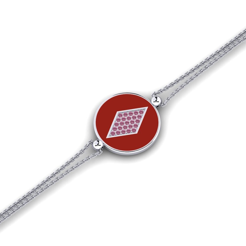 Rhodolite Garnet Women's Bracelet Fensif