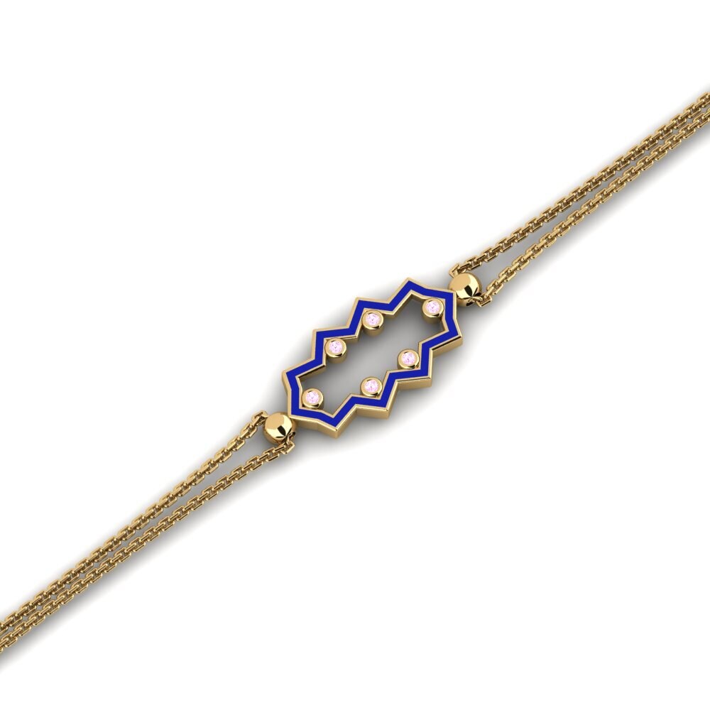 Pink Sapphire Women's Bracelet Ferbem