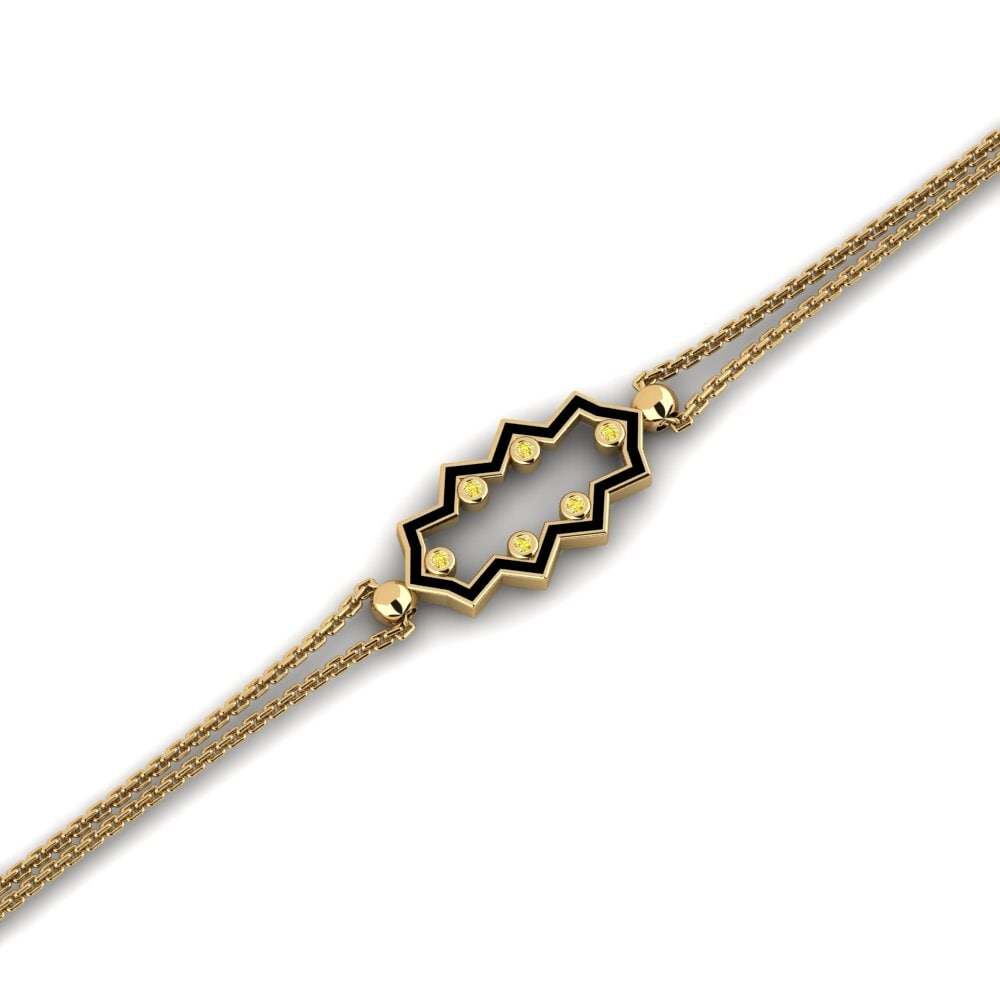 Yellow Sapphire Women's Bracelet Ferbem