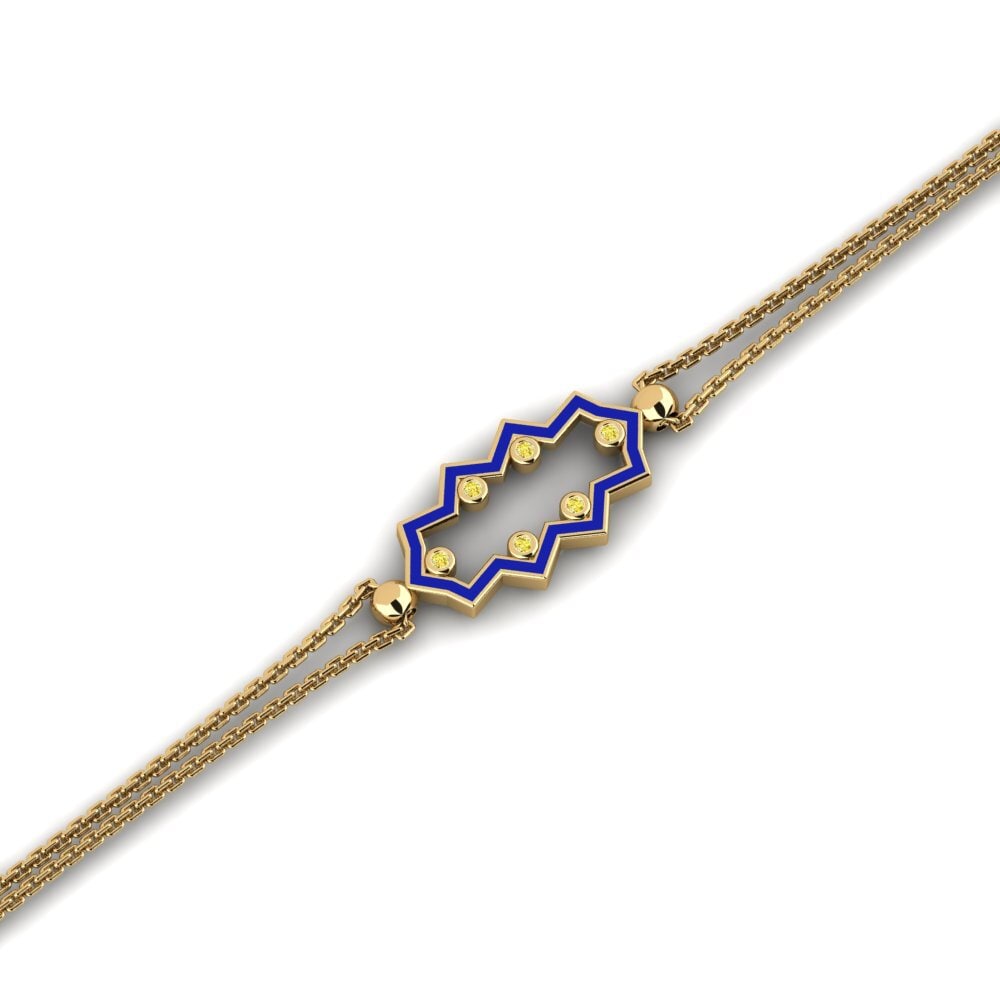 Yellow Sapphire Women's Bracelet Ferbem