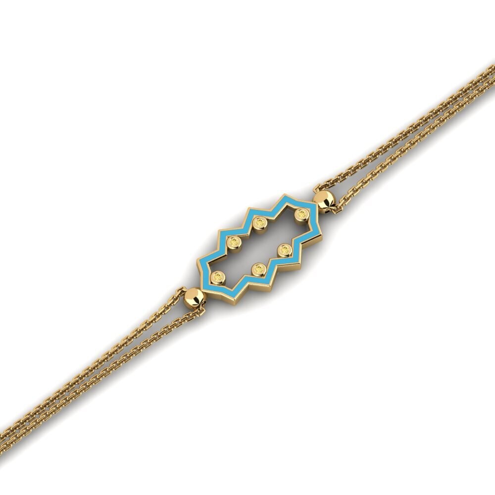Yellow Diamond Women's Bracelet Ferbem