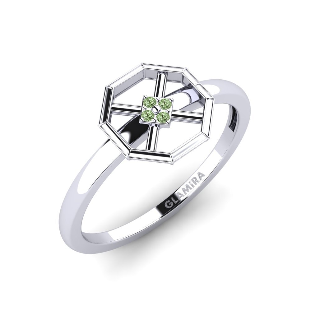 Diamante Verde Anel Fernandez