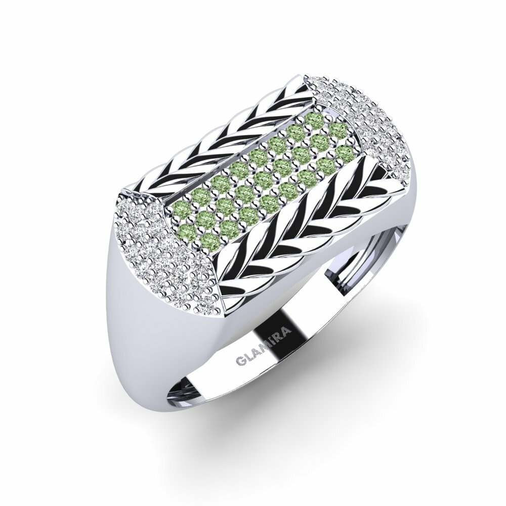 Diamant Vert Bague pour homme Ferrand