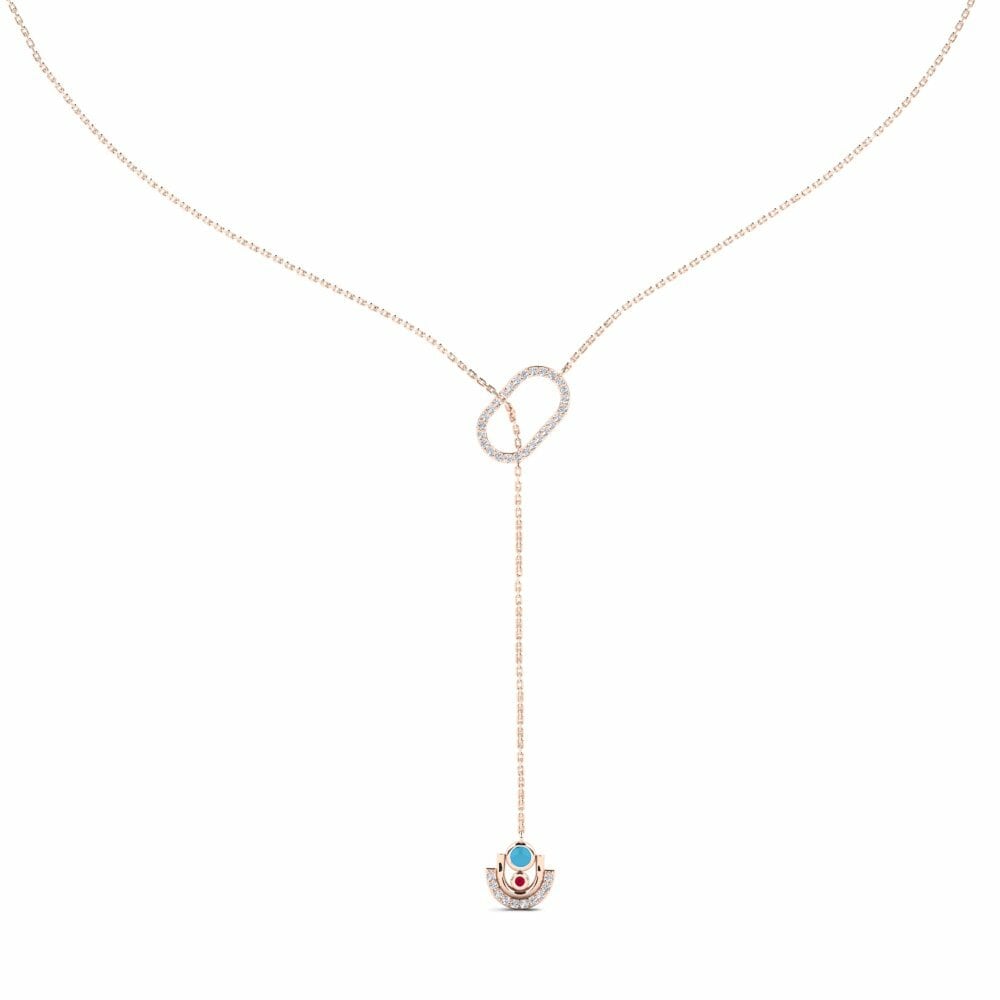 14K Rood Goud Ketting Ferrara